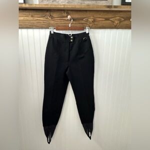 Schoeller vintage stirrup ski pants Sz small wool blend